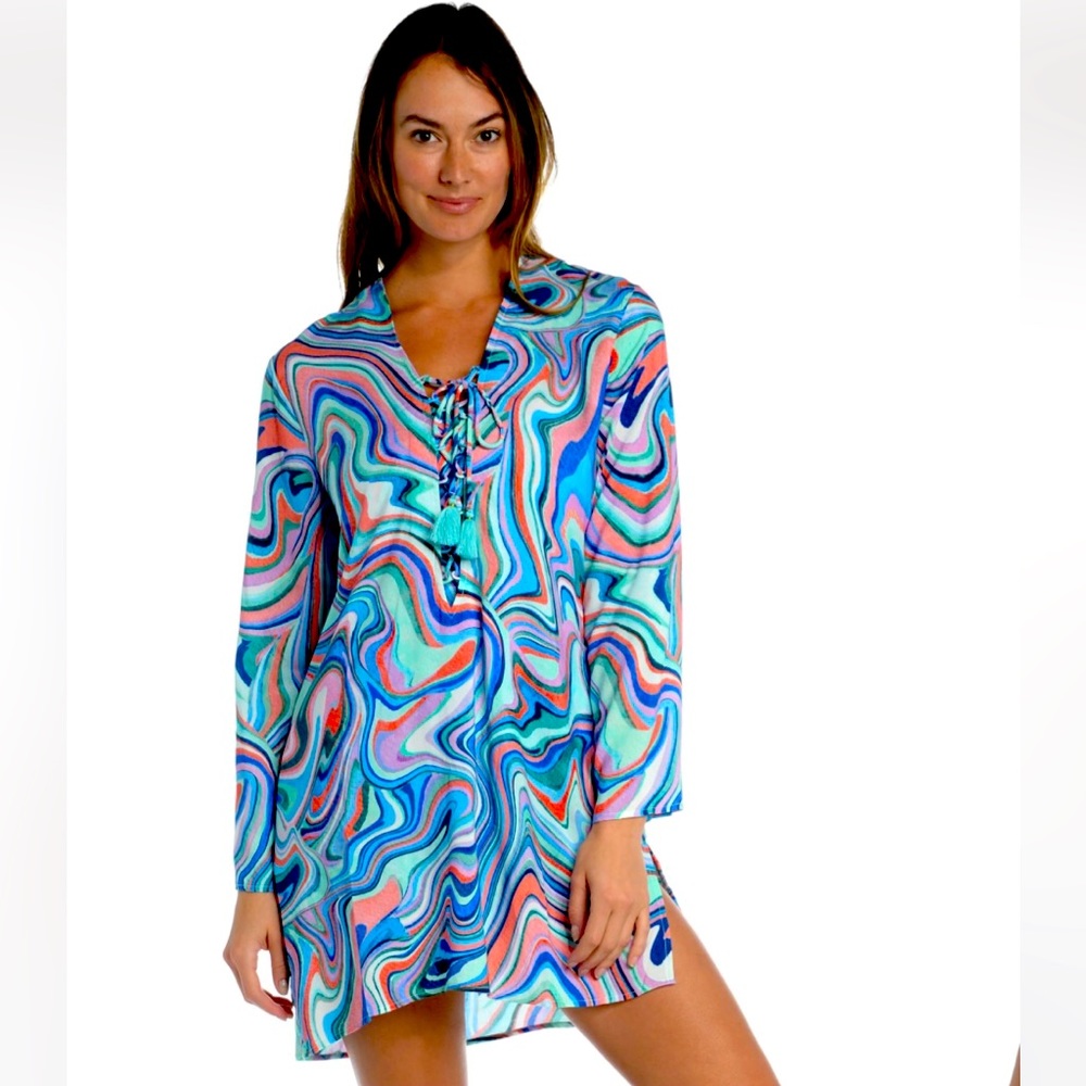 La Blanca swim coverup- size M